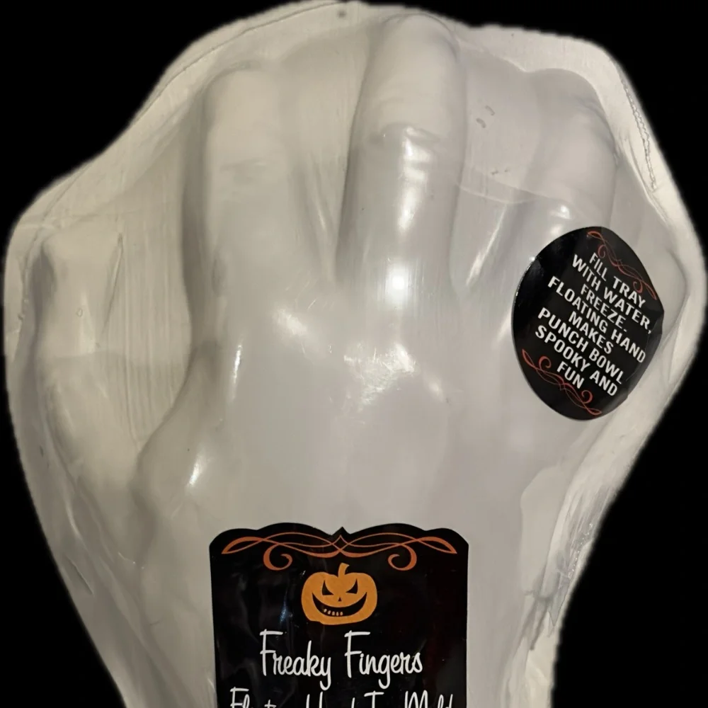 Vintage 2001 Halloween Scary Skeleton Hand Ice Mold Jello Mold